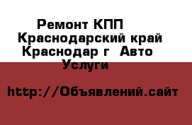 Ремонт КПП ZF - Краснодарский край, Краснодар г. Авто » Услуги   